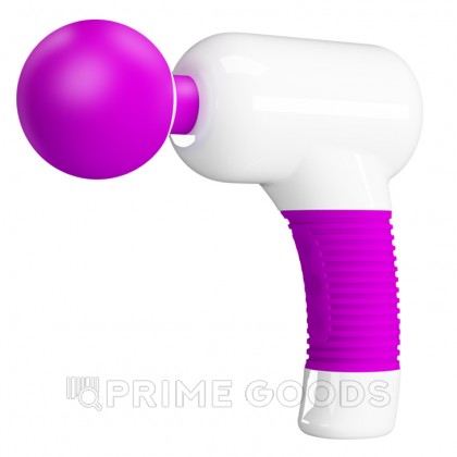 Универсальный вибромассажер Super power 7 режимов вибрации (бело-фиолетовый) от sex shop primegoods