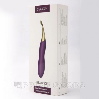 Клиторальный стимулятор Beatrice фиолетовый от SVAKOM от sex shop primegoods фото 7