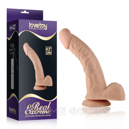 Фаллоимитатор Lovetoy (22×4,5 см) на присоске от sex shop primegoods фото 5