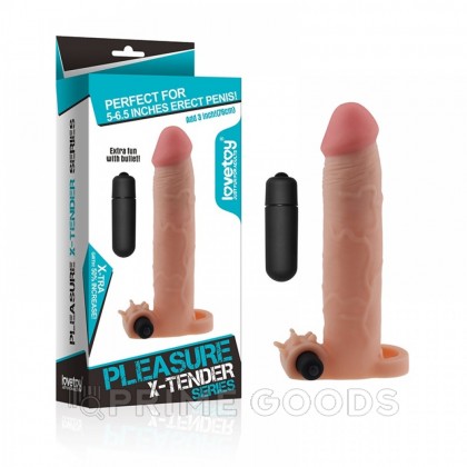 Насадка  X-tender с вибрацией - (20*4,3) от sex shop primegoods