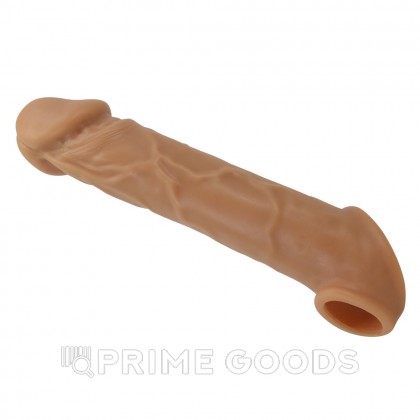 Реалистичная насадка на пенис Loinel (20 см) телесная от sex shop primegoods фото 4