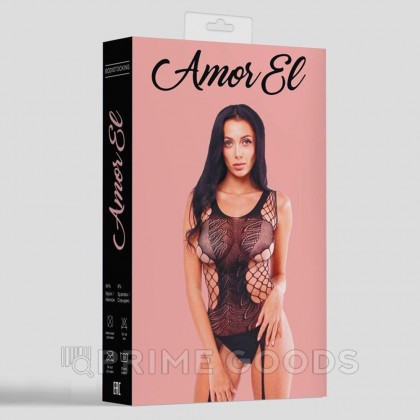 Кетсьюит (боди-комбинезон) Ines S/L черный от sex shop primegoods фото 2