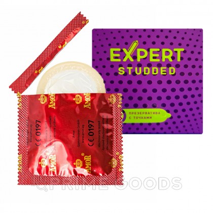 Презервативы EXPERT STUDDED № 3 (облегающие, точечные), 3 шт. от sex shop primegoods фото 2