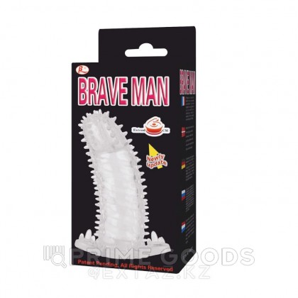 Насадка на член, прозрачная (13×4,5 см) от sex shop primegoods фото 2