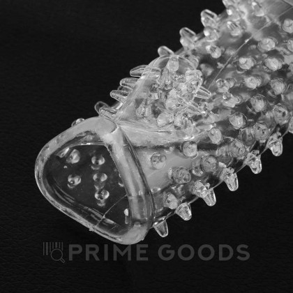 Насадка - удлинитель пениса прозрачная от sex shop primegoods фото 6