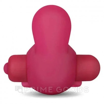 Эрекционное виброкольцо Power DUO clit cockring (розовый) от sex shop primegoods фото 5