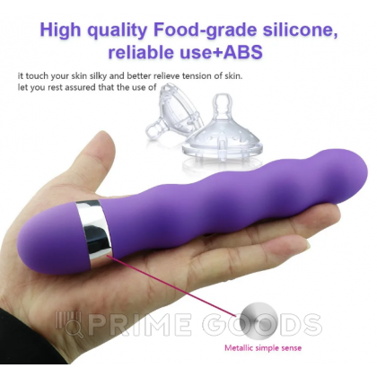 Вибратор Wave power фиолетовый от sex shop primegoods фото 11
