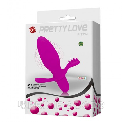 Силиконовый анальный плаг с вибрацией 