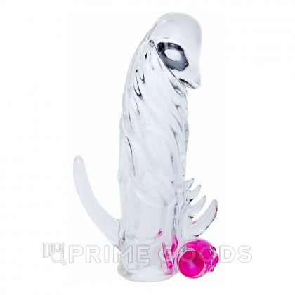 Насадка на пенис со стимулятором клитора от sex shop primegoods фото 2