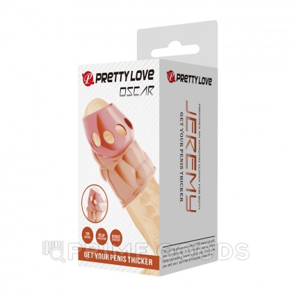 Насадка на пенис «Oscar» телесная от sex shop primegoods фото 8