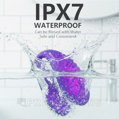 Вибратор для пар TWIN+ с управлением через приложение от Amovibe, фиолетовый от sex shop primegoods фото 10