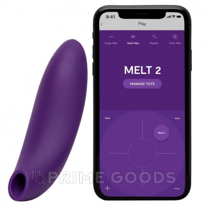 Бесконтактный клиторальный стимулятор We-Vibe Melt 2 фиолетовый от sex shop primegoods фото 6