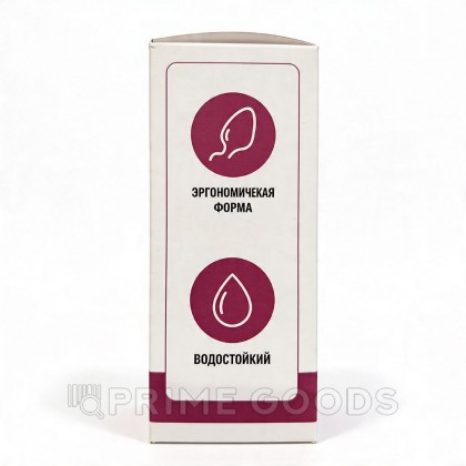 Анальная пробка из розового силикона с фиолетовым кристаллом (размер S) от sex shop primegoods фото 4