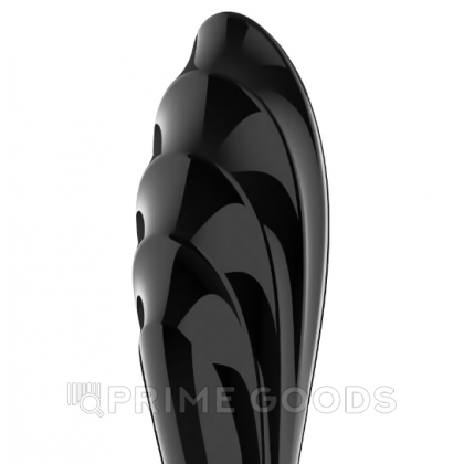 Стеклянный фаллоимитатор Satisfyer Dazzling Crystal (18,2×3,6 см), черный от sex shop primegoods фото 10