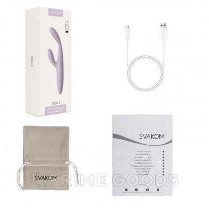 Вибратор-кролик с функцией нагрева Cici+ 2 от SVAKOM от sex shop primegoods фото 9