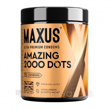 Презервативы MAXUS Amazing, точечные, 15 шт от sex shop primegoods