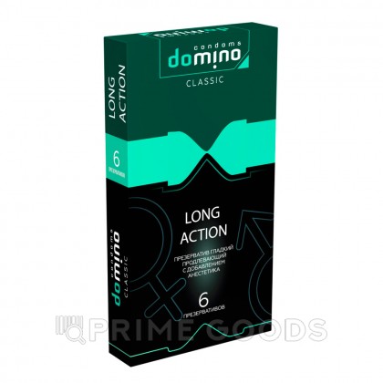 Презервативы DOMINO CLASSIC Long action, с эффектом продления, 6 шт от sex shop primegoods фото 2