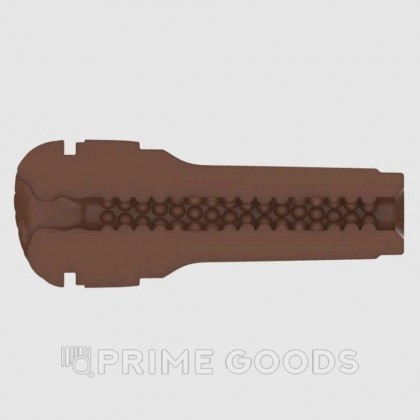 Мастурбатор Feel Stroker от KIIROO вульва (темно-коричневый) от sex shop primegoods фото 2