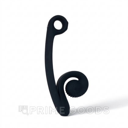 Вибратор для двойной стимуляции SVibe Snail CURVE черный от sex shop primegoods