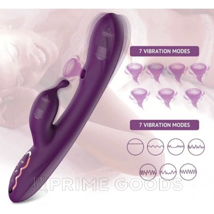 Многофункциональный вибратор-кролик с воздушной стимуляцией от sex shop primegoods фото 3