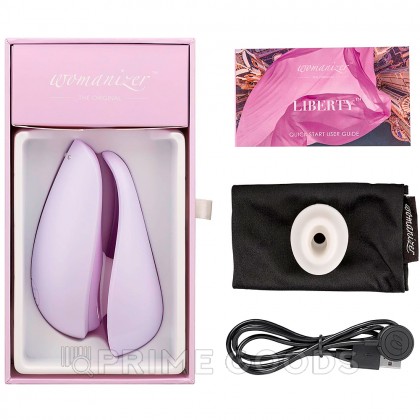 Стимулятор клитора бесконтактный Womanizer Liberty, сиреневый от sex shop primegoods фото 4