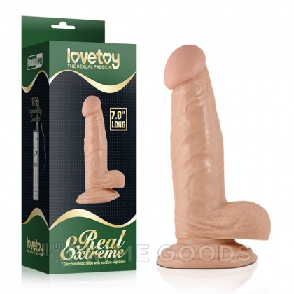 Фаллоимитатор на присоске Lovetoy Real Extreme (17,5*3,7) от sex shop primegoods фото 7