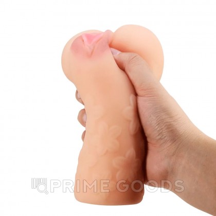 Мастурбатор реалистичный в виде вагины Scarlet, бежевый от sex shop primegoods фото 8