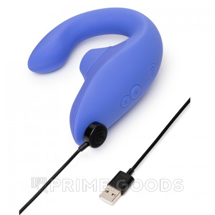 Бесконтактный клиторальный стимулятор Womanizer Blend, голубой от sex shop primegoods фото 6