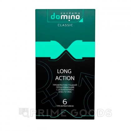 Презервативы DOMINO CLASSIC Long action, с эффектом продления, 6 шт от sex shop primegoods