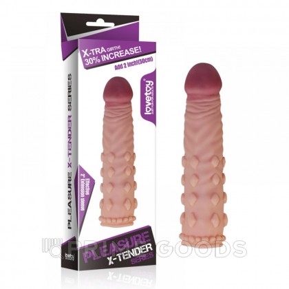 Насадка на пенис Pleasure X-TENDER (18*4,1) от sex shop primegoods фото 7