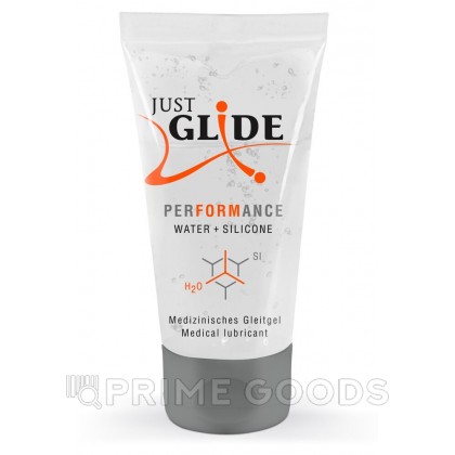 Водно-силиконовая смазка Just Glide Performance 50 мл. от sex shop primegoods