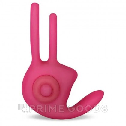 Эрекционное виброкольцо Power DUO clit cockring (розовый) от sex shop primegoods фото 6