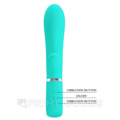 Вибратор-кролик Thomas Super Soft (20 см) бирюзовый от sex shop primegoods фото 10