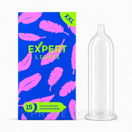 Презервативы EXPERT Light XXL, ультратонкие, увеличенного размера, 15 шт  от sex shop primegoods