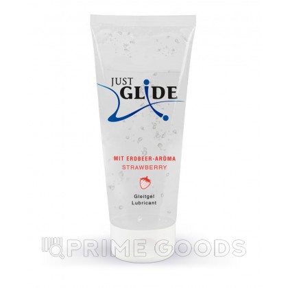 Вагинальная смазка Just Glide с ароматом клубники 200 мл. от sex shop primegoods