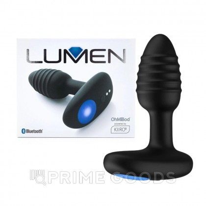 Интерактивный анальный плаг с вибрацией Lumen Ohmibod от KIIROO от sex shop primegoods