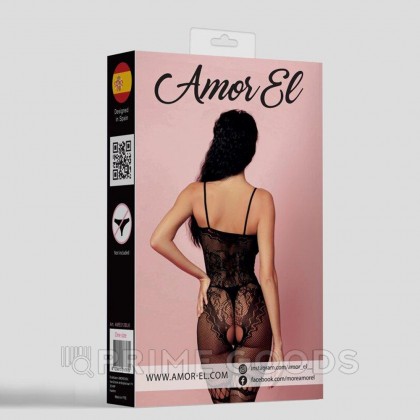 Кетсьюит (боди-комбинезон) Valencia XL/XXL черный от sex shop primegoods фото 2