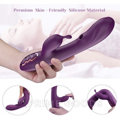 Многофункциональный вибратор-кролик с воздушной стимуляцией от sex shop primegoods фото 2
