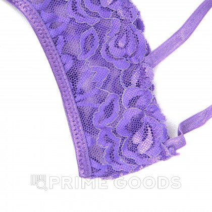 Стринги с доступом Purple Bow, XL от sex shop primegoods фото 3