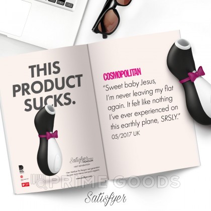 Массажер клитора Satisfyer Pro Penguin NG, черный от sex shop primegoods фото 12