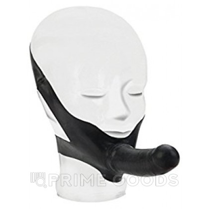 Страпон Face Fuk Strap On Mouth Gag, черный, 14 см от sex shop primegoods фото 3