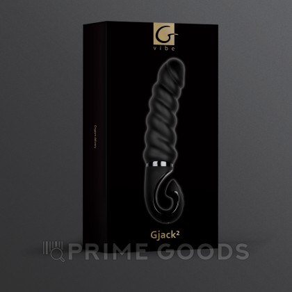 Gvibe Gjack 2 - Анатомический витой вибратор, 22х3.7 см от sex shop primegoods фото 2