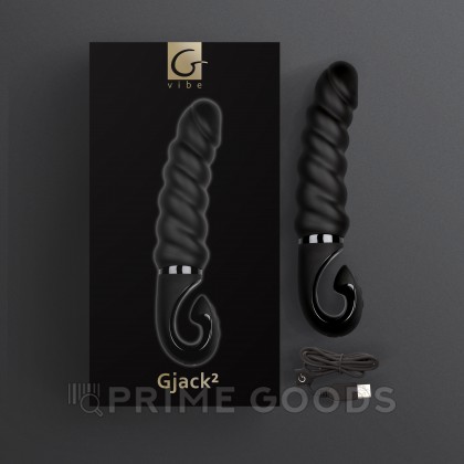 Gvibe Gjack 2 - Анатомический витой вибратор, 22х3.7 см от sex shop primegoods фото 6
