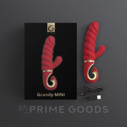 Gvibe Gjack Mini - Анатомический витой вибратор, 19х3.5 см от sex shop primegoods фото 3