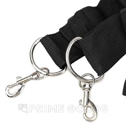 Бондаж для фиксации на кровати Frisky Bedroom Restraint Kit, черный от sex shop primegoods фото 3