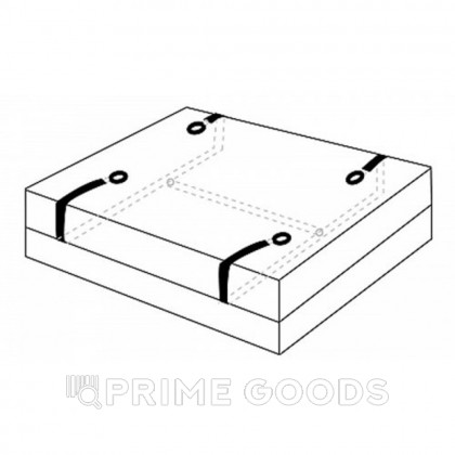 Бондаж для фиксации на кровати Frisky Bedroom Restraint Kit, черный от sex shop primegoods фото 8