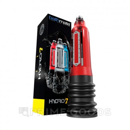 Гидропомпа BATHMATE - Hydro7, красный от sex shop primegoods фото 6