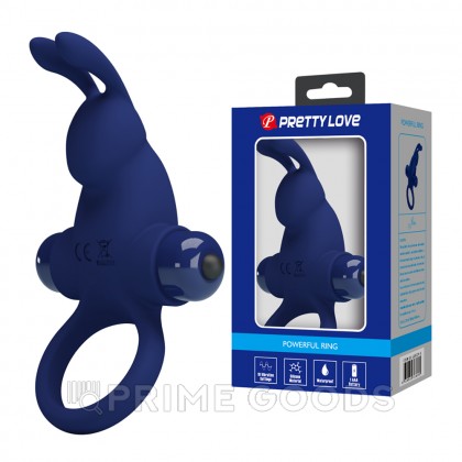Эрекционное кольцо с вибрацией Blue rabbit от sex shop primegoods