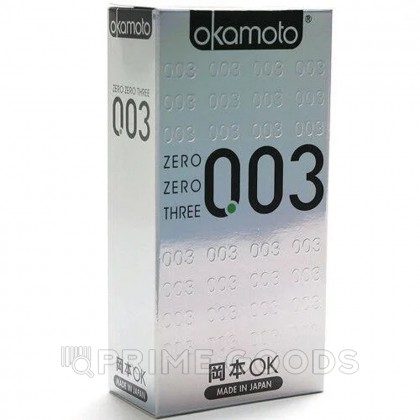 Презервативы Okamoto 0.03 platinum ultra-thin condom 12 шт. от sex shop primegoods фото 3