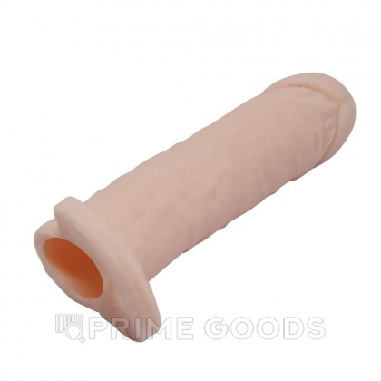 Насадка реалистичная с креплением на мошонку от sex shop primegoods фото 4